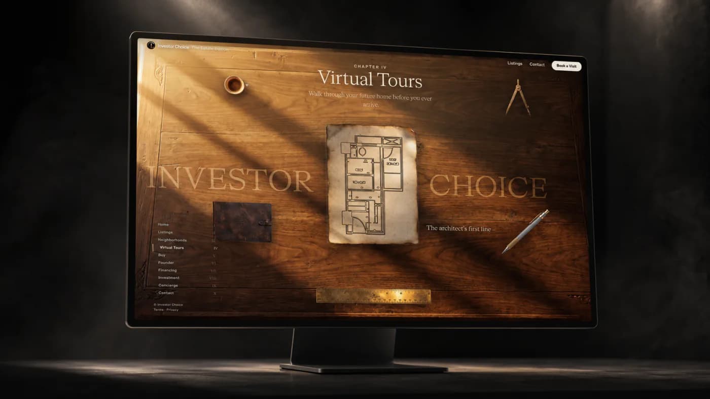 Investor Choice project interface