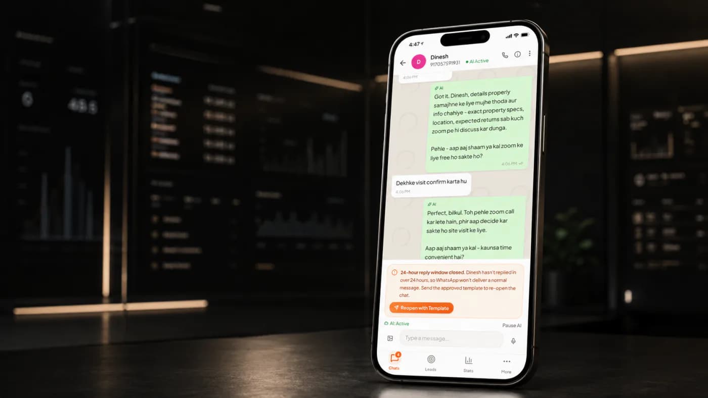 WhatsApp Automation project interface